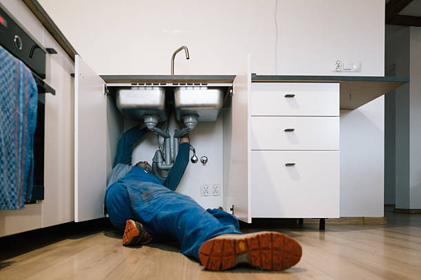 Professional Drain Cleaning technician working in Minneapolis, KS